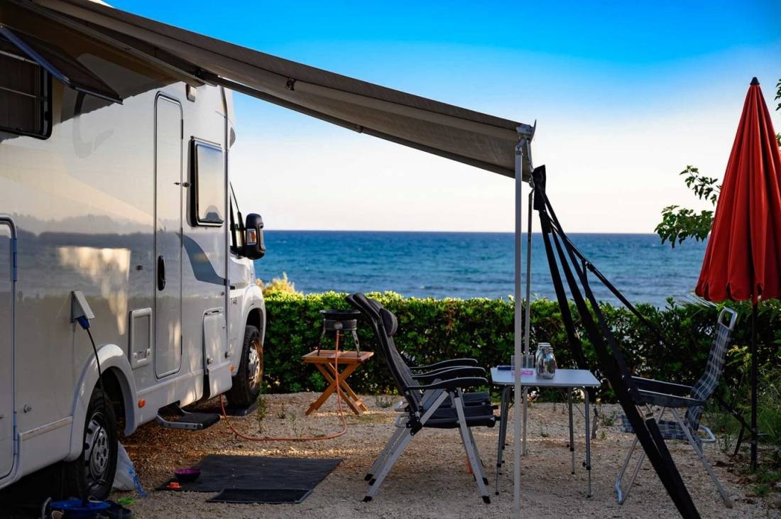 Ionion Beach — Campingplads in Ilia