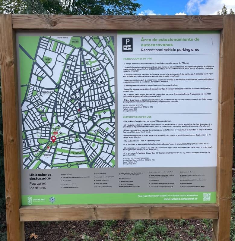 Area Municipal Ciudad Real — Stellplatz in Ciudad Real