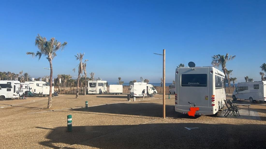 Camping Playa Parazuelos — Ställplats in Puntas de Calnegre, Parazuelos