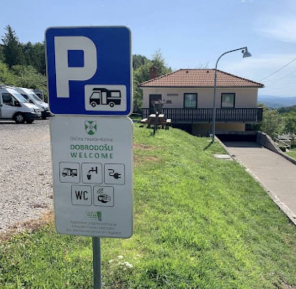 Camper stop Orehek pri Materiji