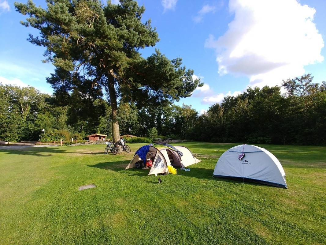 Aakirkeby Camping, Haregade, Aakirkeby, Dänemark — Area da campeggio in Aakirkeby