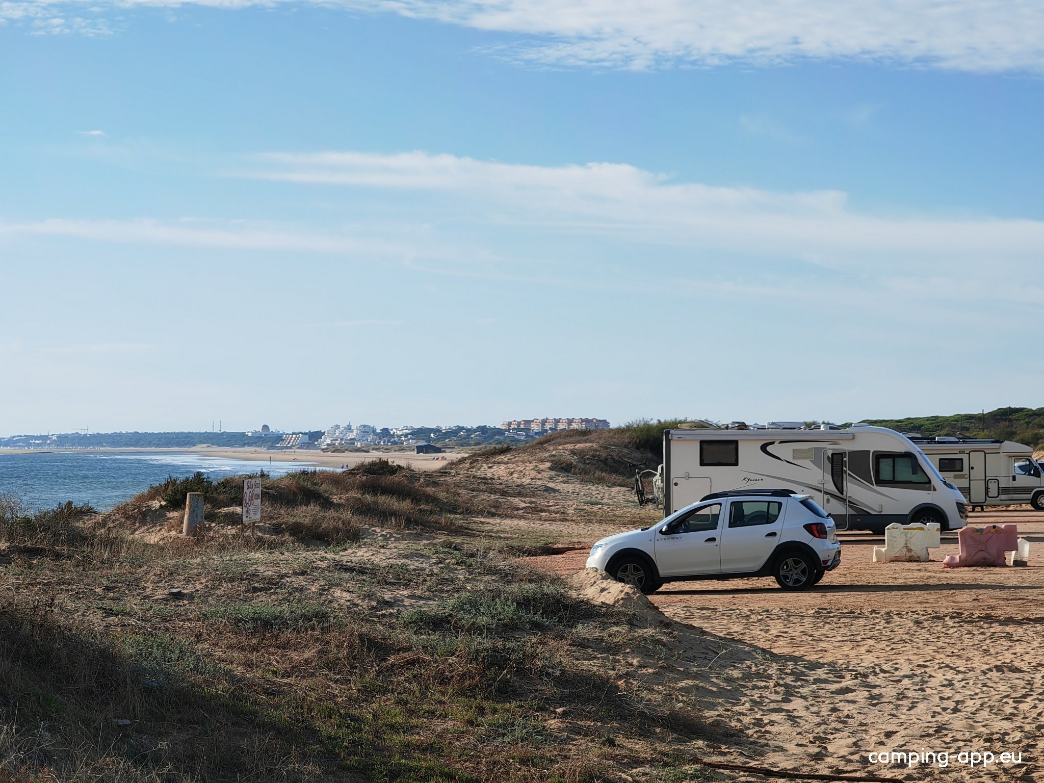 Playa de Mata Negra — Estacionamento público in El Portil Huelva