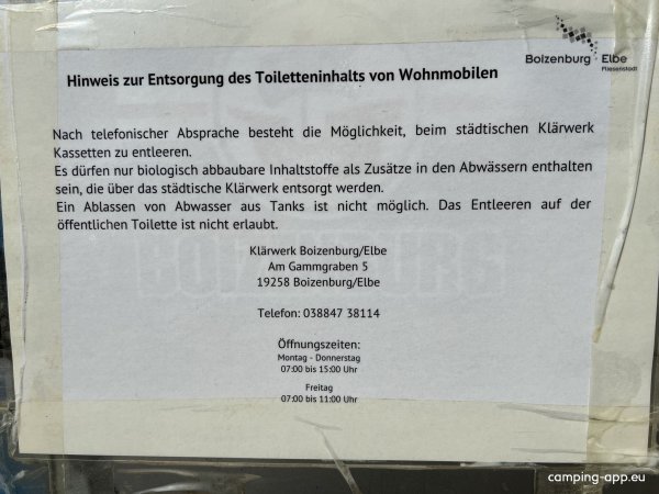 Stellplatz am Hafenplatz Boizenburg — Foto 4