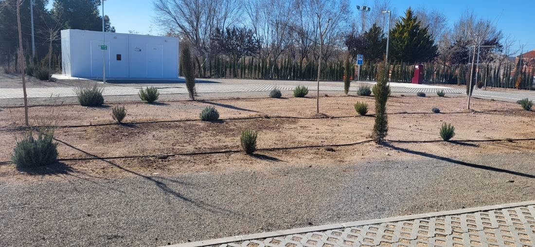 Área autocaravanas Aldea del Rey — Stellplatz in Aldea del Re