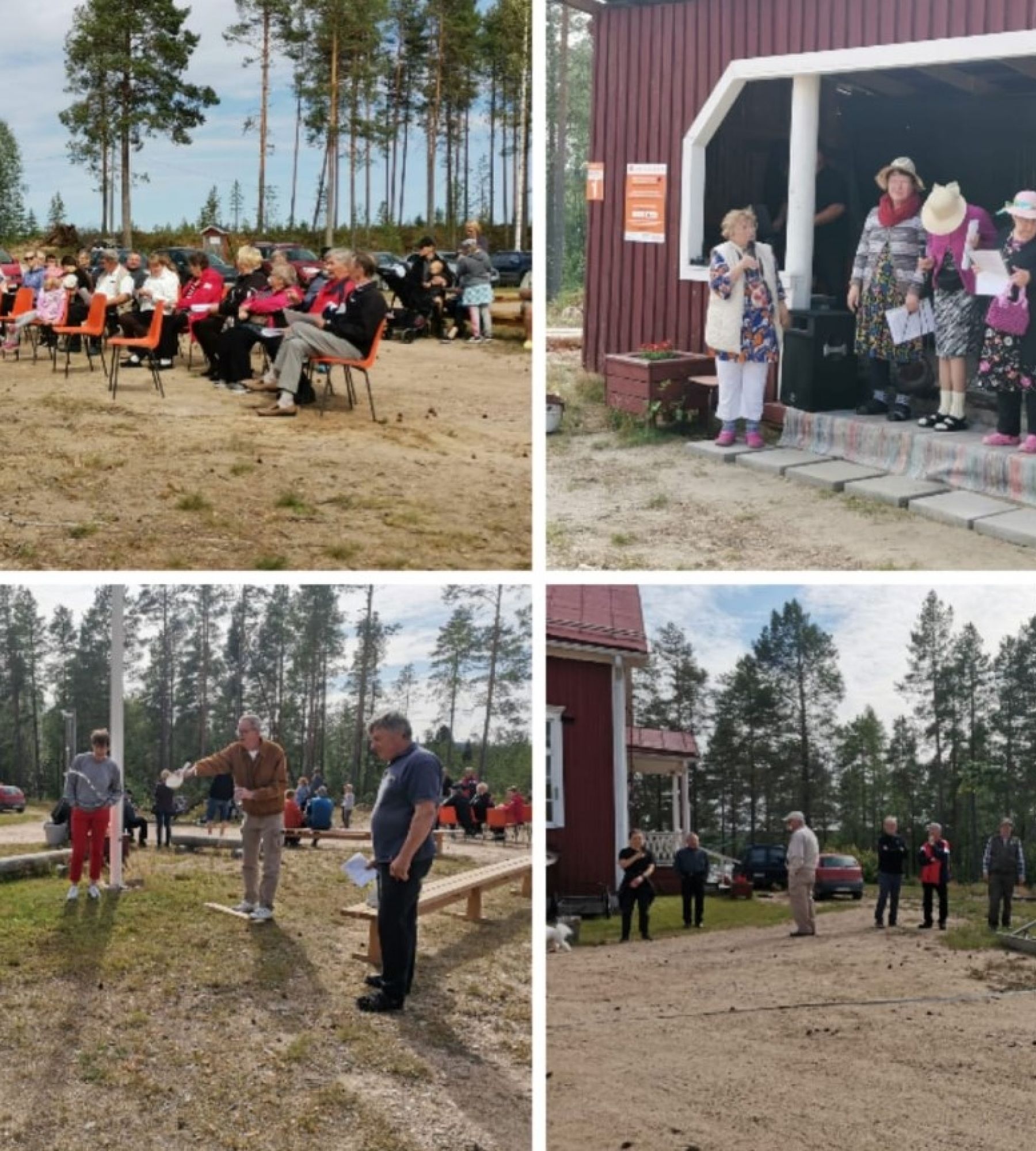 Korpisen kyläseura — Bobilplass in Jaurakkajärvi