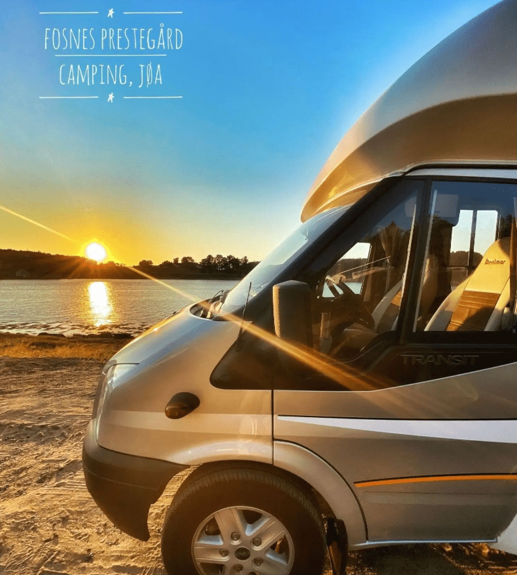 Fosnes præstegaard — Stellplatz in Jøa