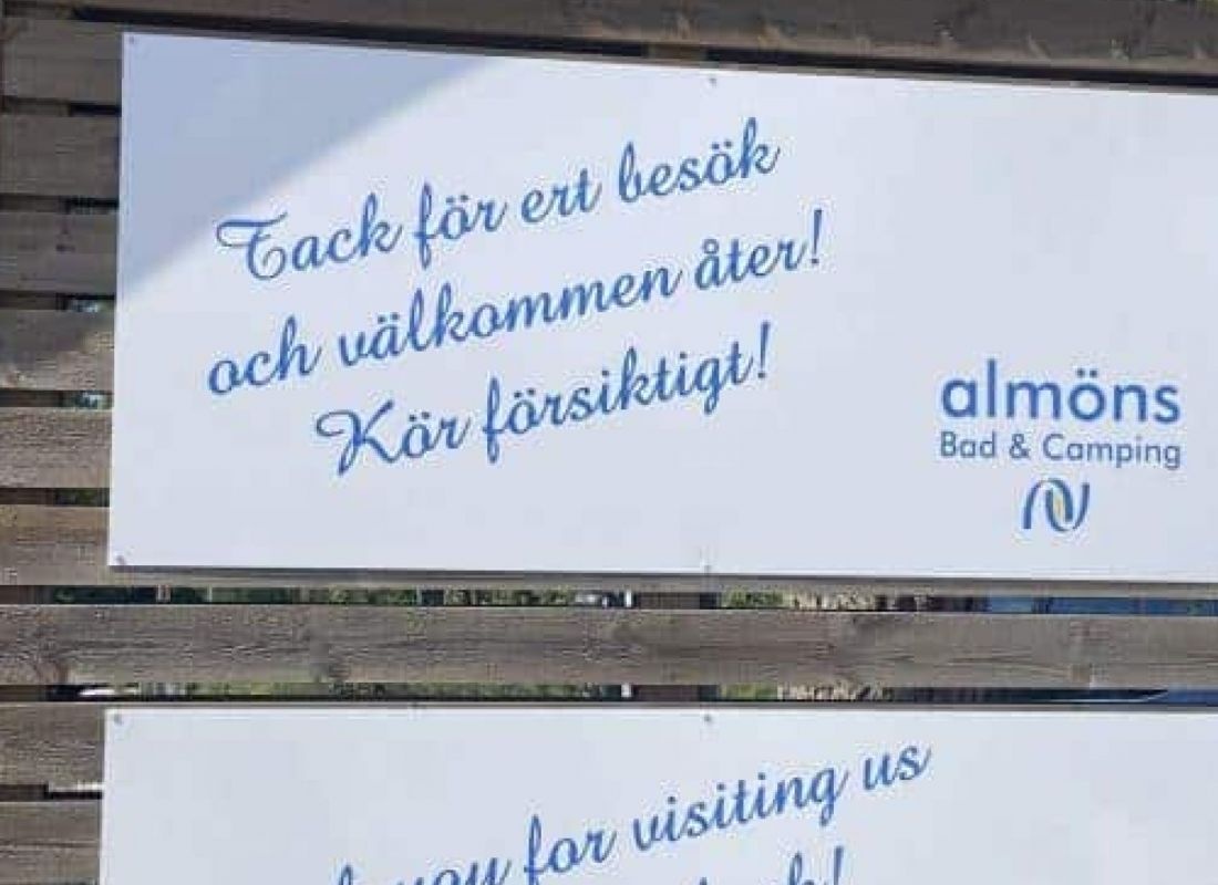 Almöns Bad & Camping — Bobilplass in Myggenäs