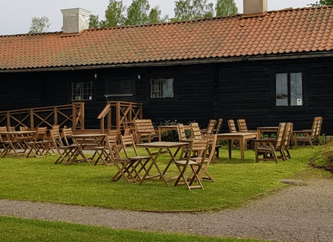 Café Sockenstugan — Bobilplass in Korsbacken