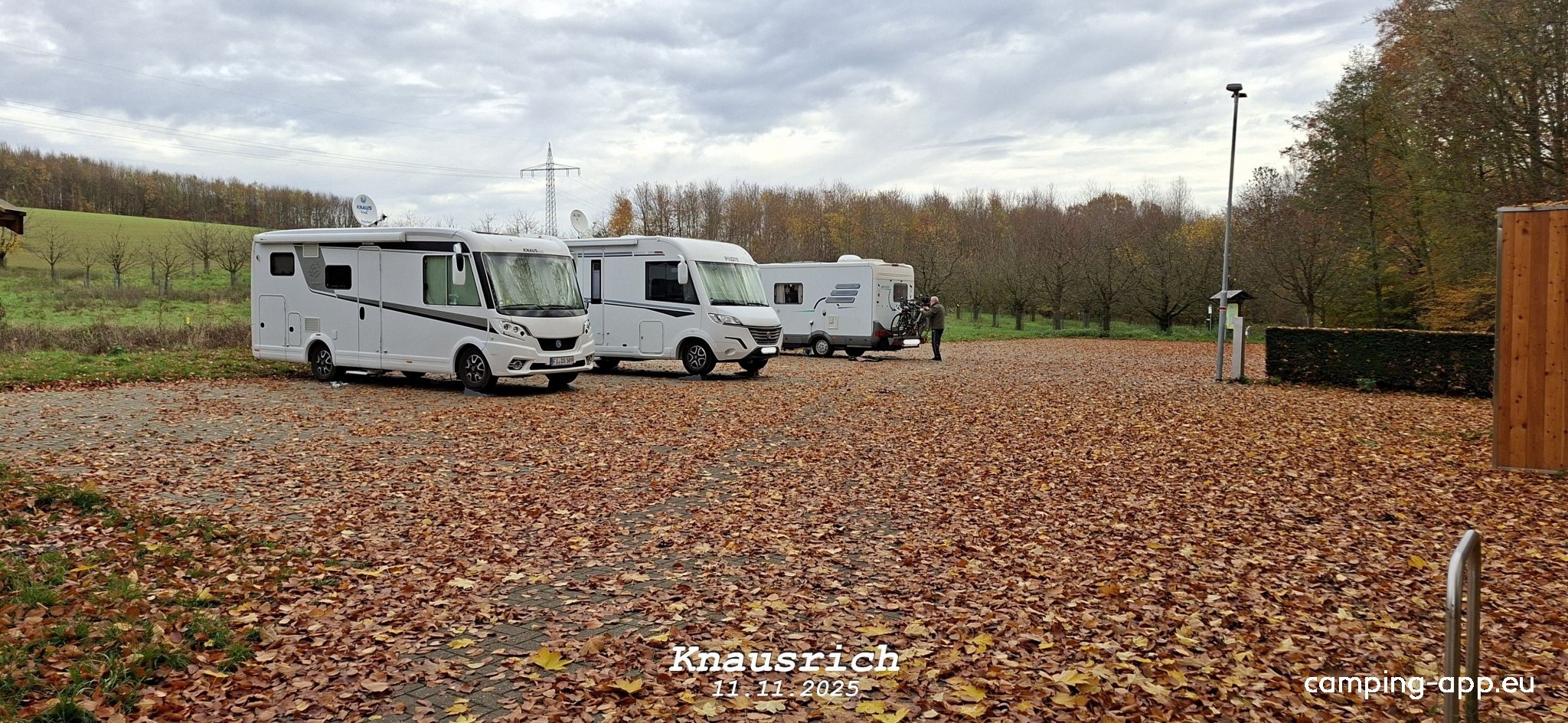 Stellplatz am Kirschlehrpfad Hagen — Camperplads in Hagen