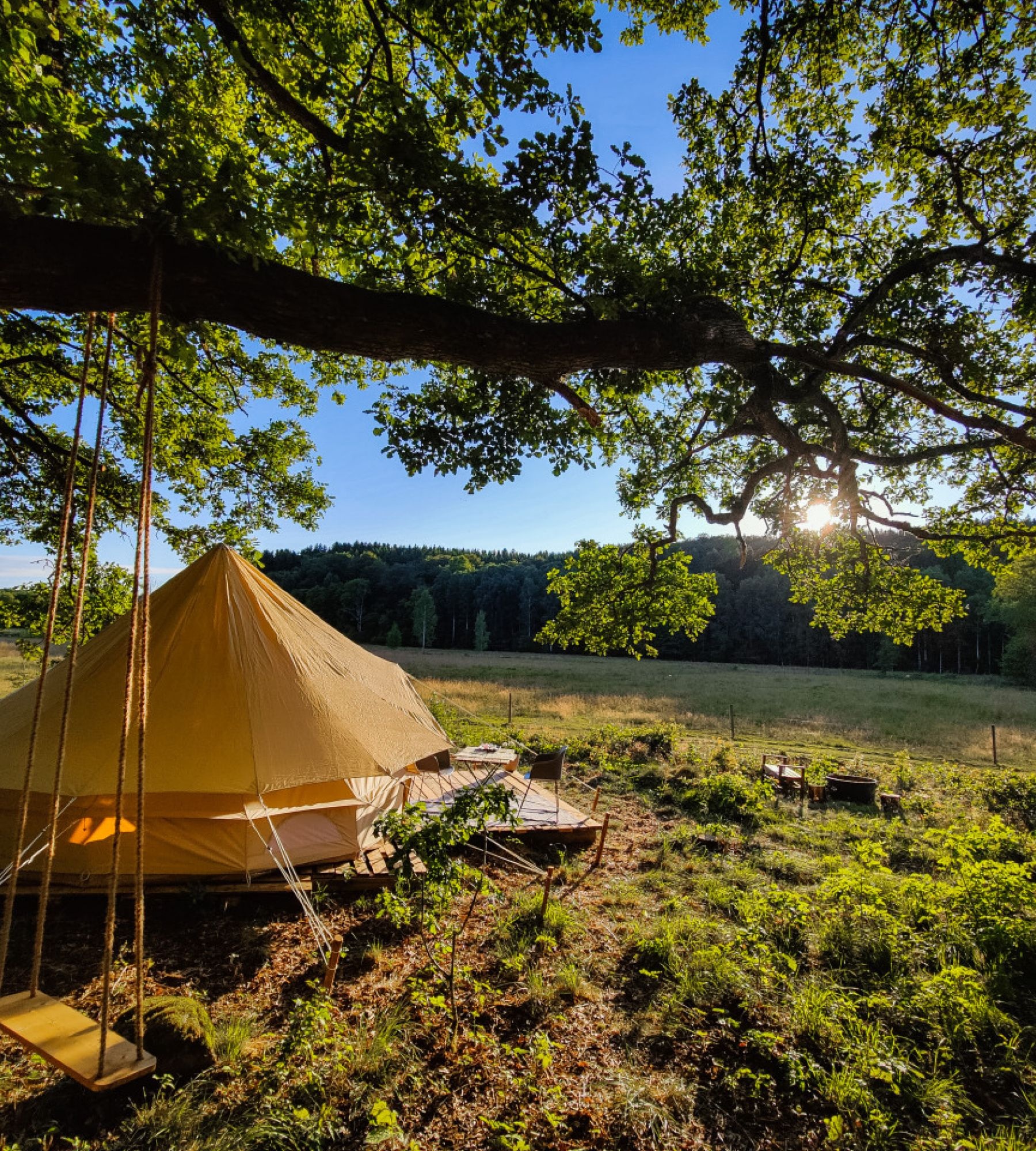 Björkholmens Glamping — Camperplads in Veddige