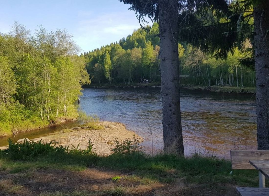 Where the wild river runs — Area di sosta in Nordmaling