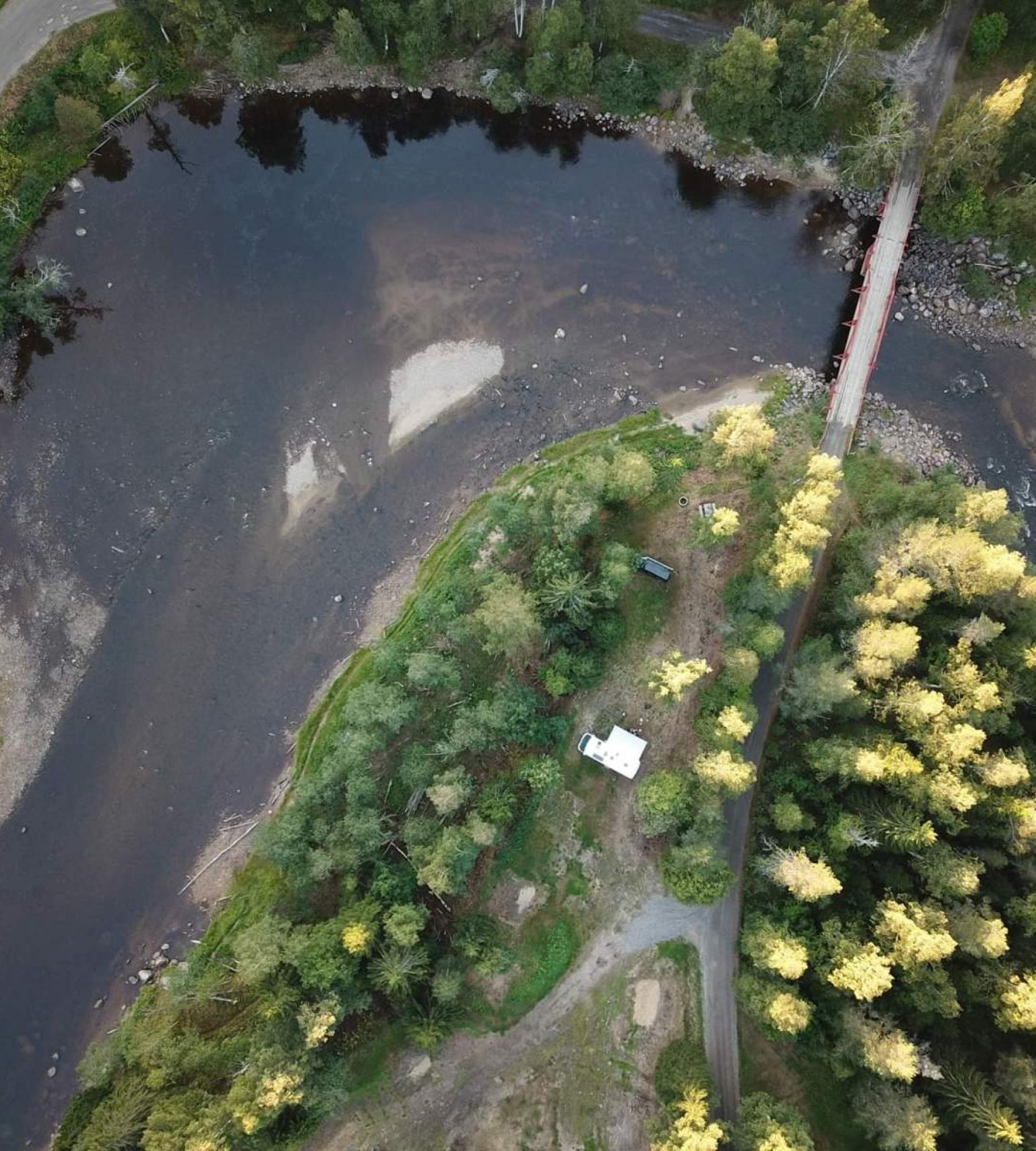 Where the wild river runs — Area Autocaravanas in Nordmaling