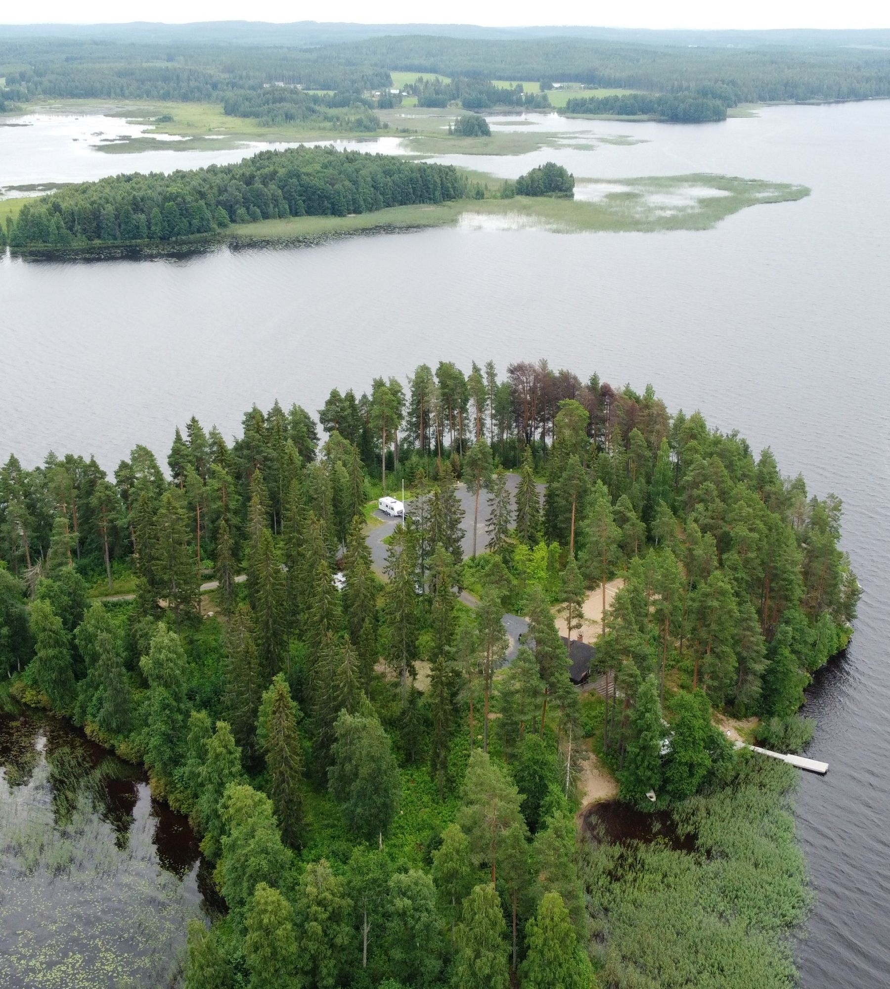 Väärnisaari Lapinlahti — Ställplats in Lapinlahti