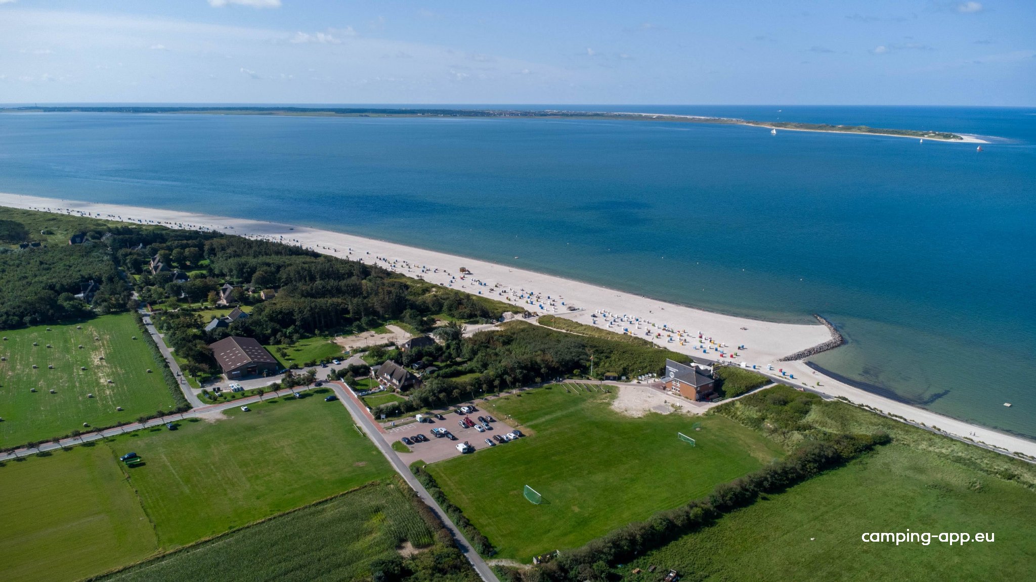 Wohnmobilstellplatz Utersum auf Föhr — Area Autocaravanas in Utersum