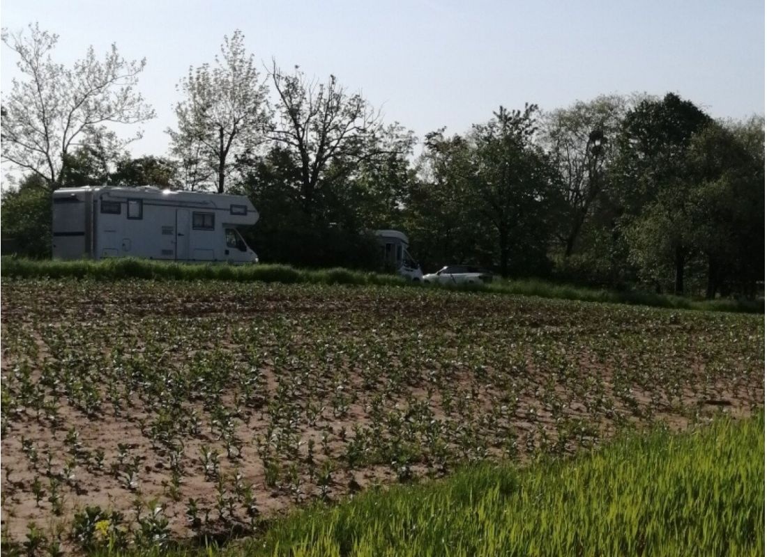 Campen mit Traum Fernblick und Sonnenuntergang — Area Autocaravanas in Mainhardt-Ziegelbronn