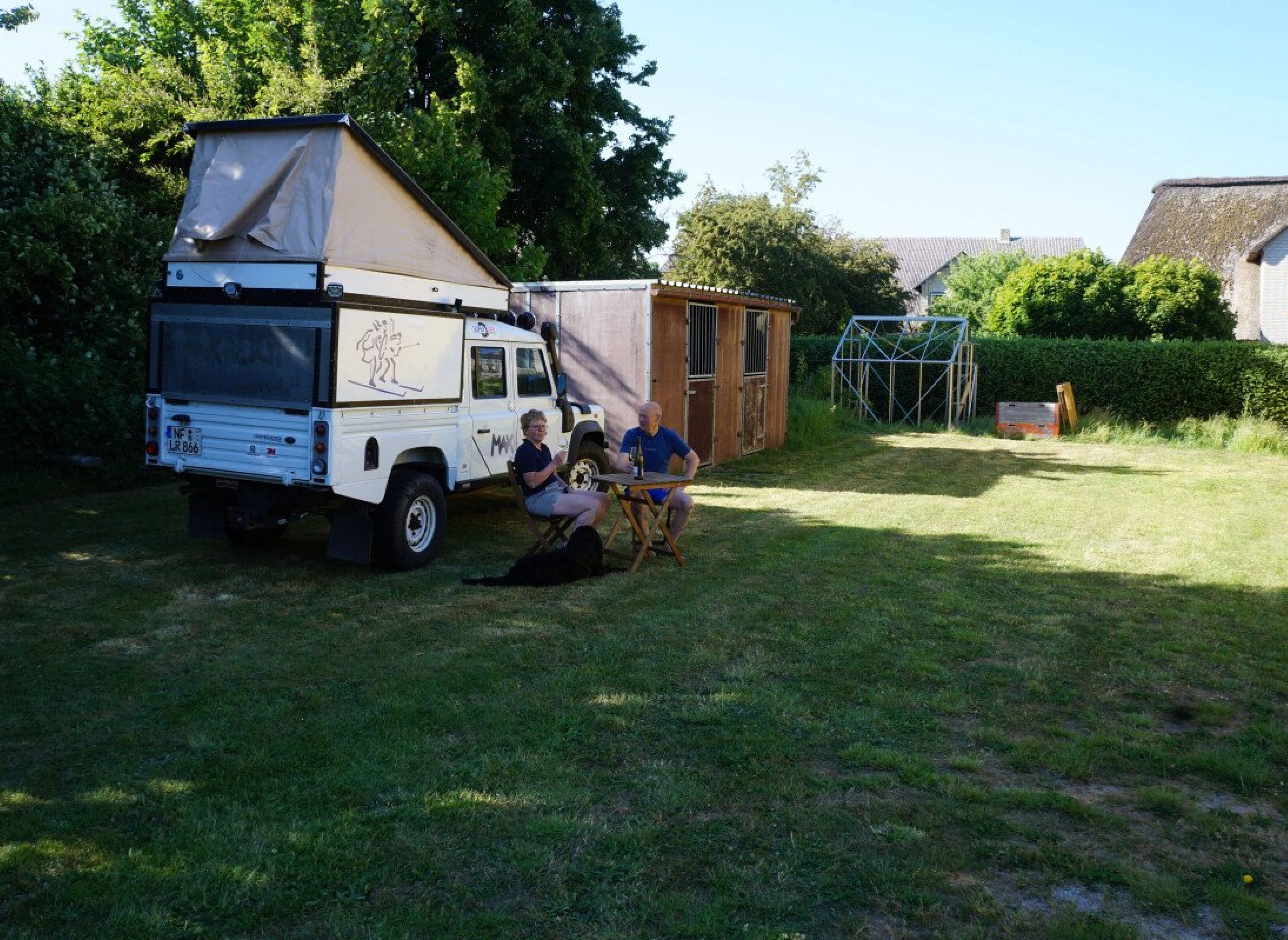 Ruhiges Plätzchen im Ortskern — 露营车营地 in Ostenfeld
