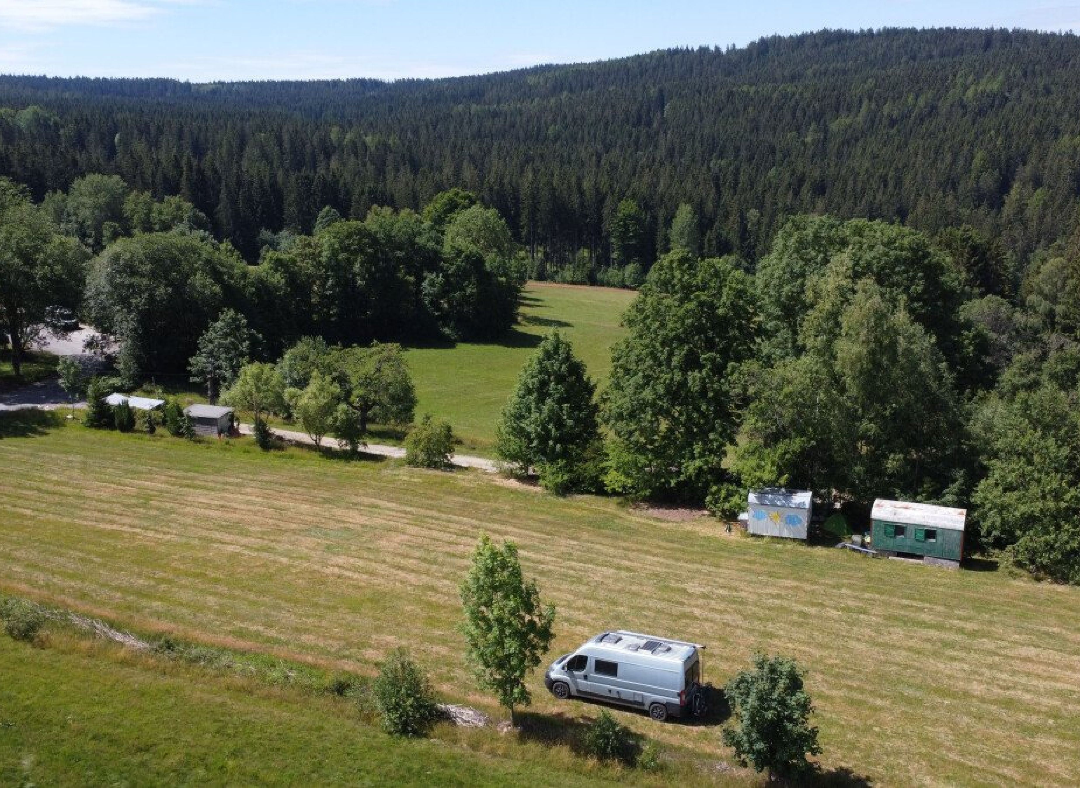 Natur & Weitblick in unvergleichbarer Lage "Eingang" — Karavan Sitesi in Bischofsgrün