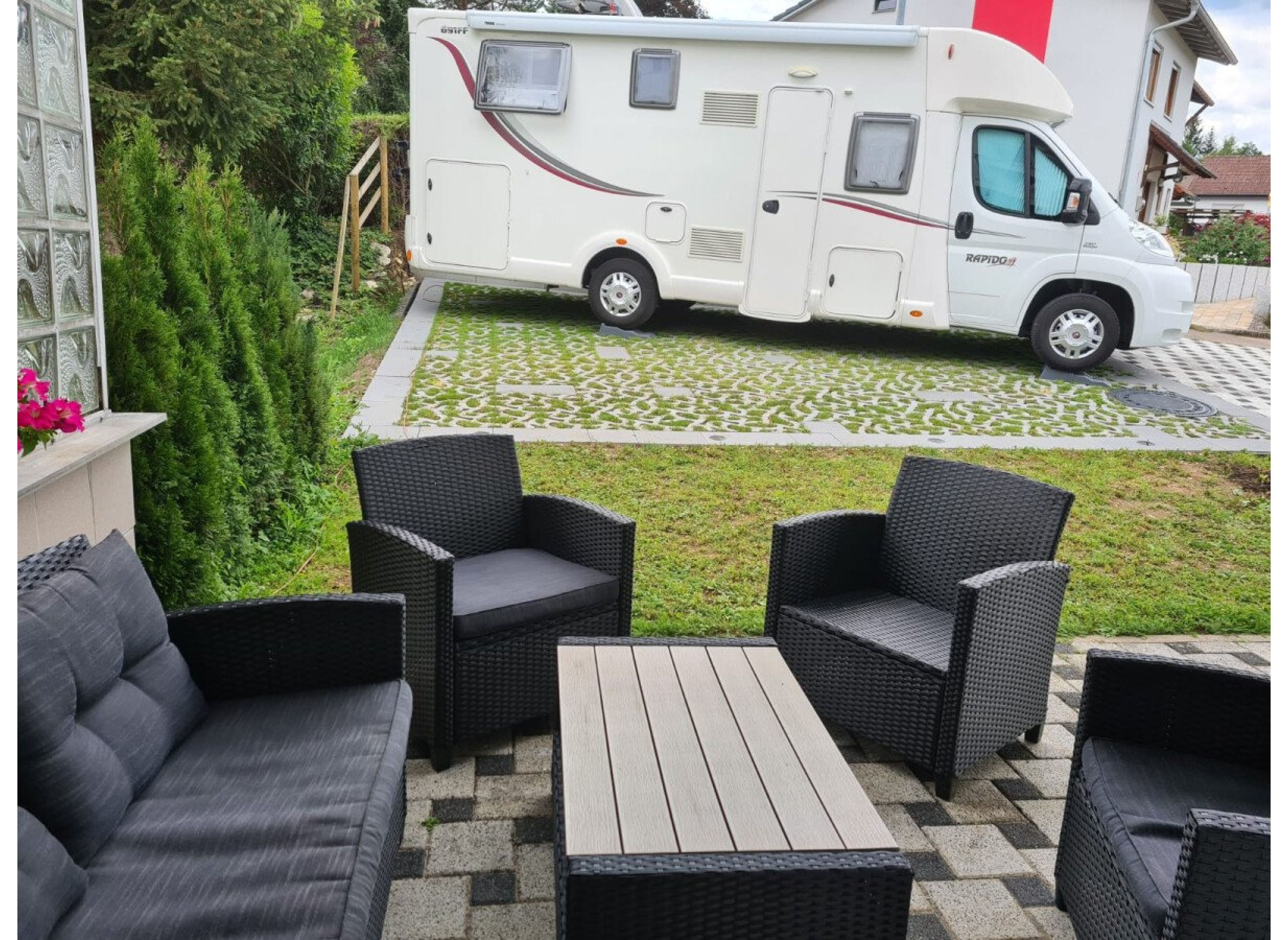 Perfekter Stellplatz für Baseball-Fans, Wanderlustige oder Naturliebhaber — Ställplats in Gammertingen