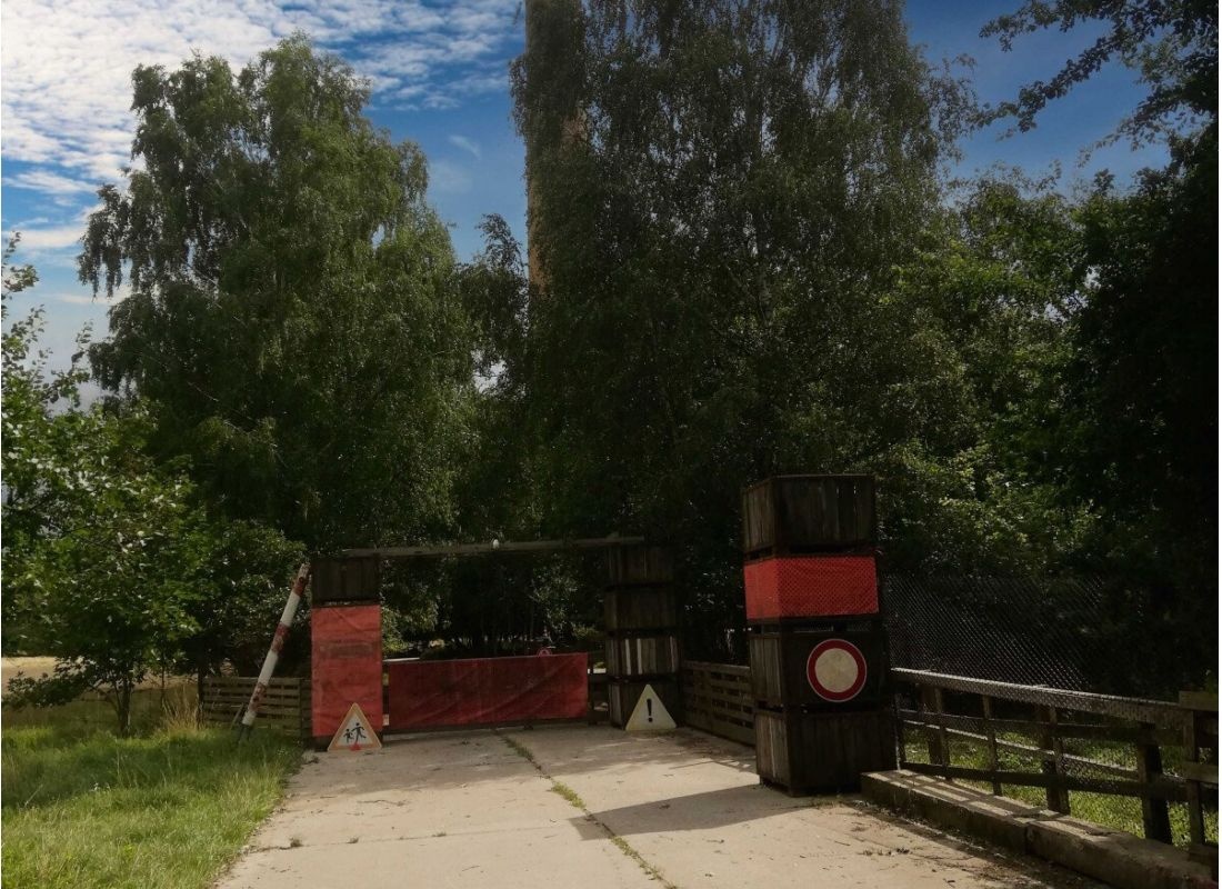 Industrieruine im Oderbruch — Karavan Sitesi in Küstriner Vorland