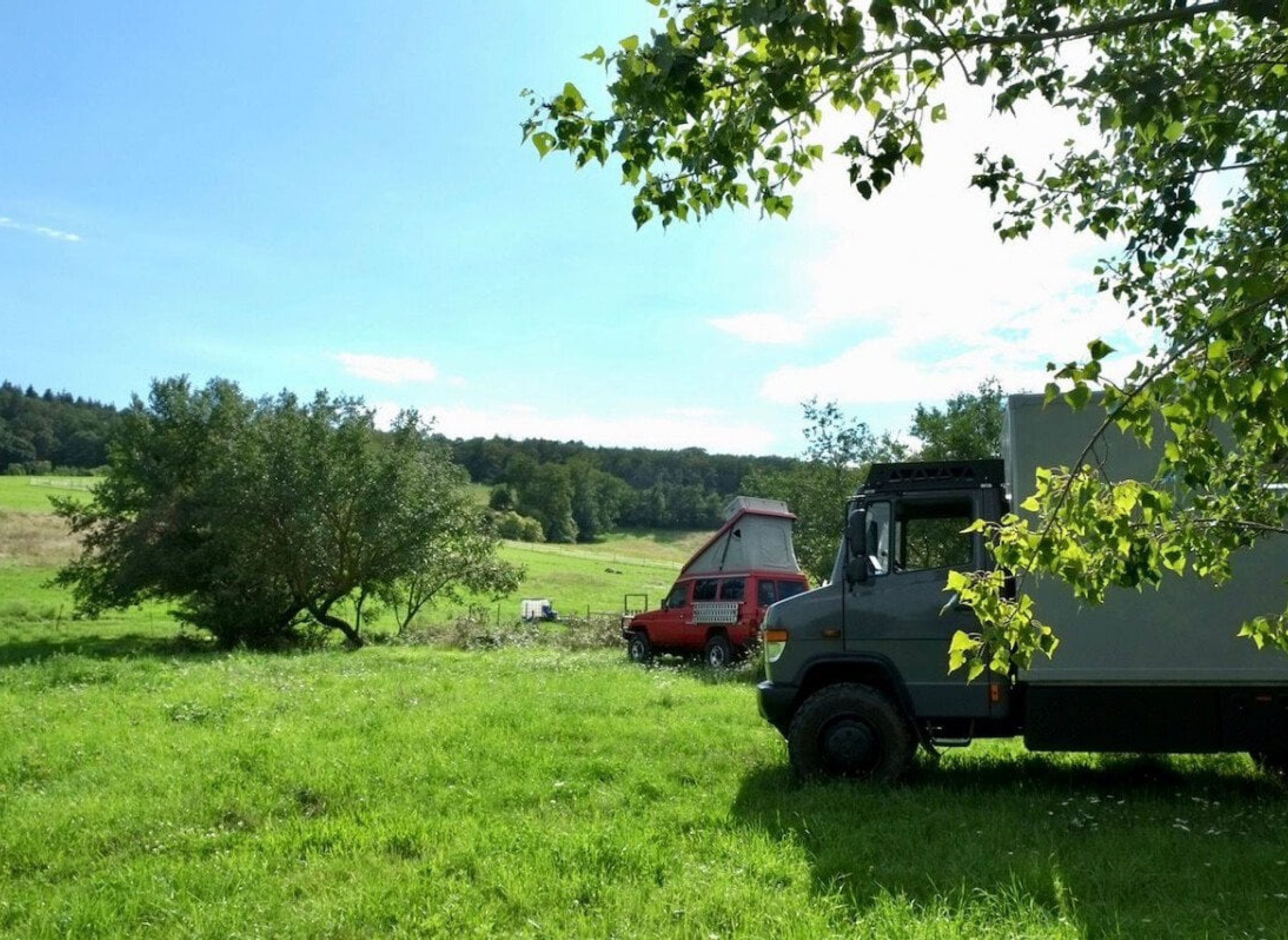 Wunderbarer Platz im Grünen — Campervan Site in Bad Kreuznach