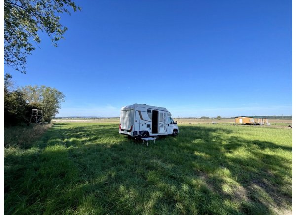 Übernachtung auf der Hühnerwiese