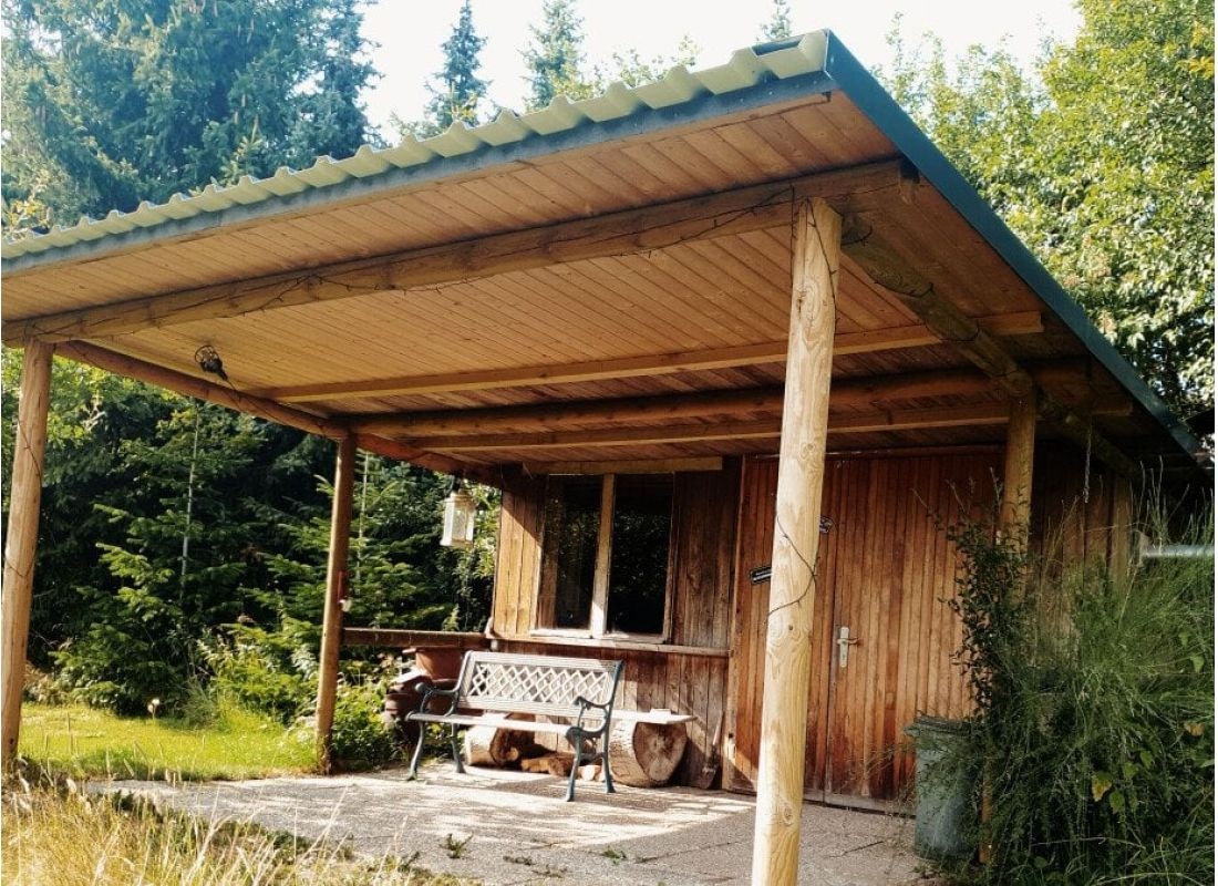 Ein Garten, wo man die Seele auch baumeln lassen kann. — Місце для кемперів in Blomberg