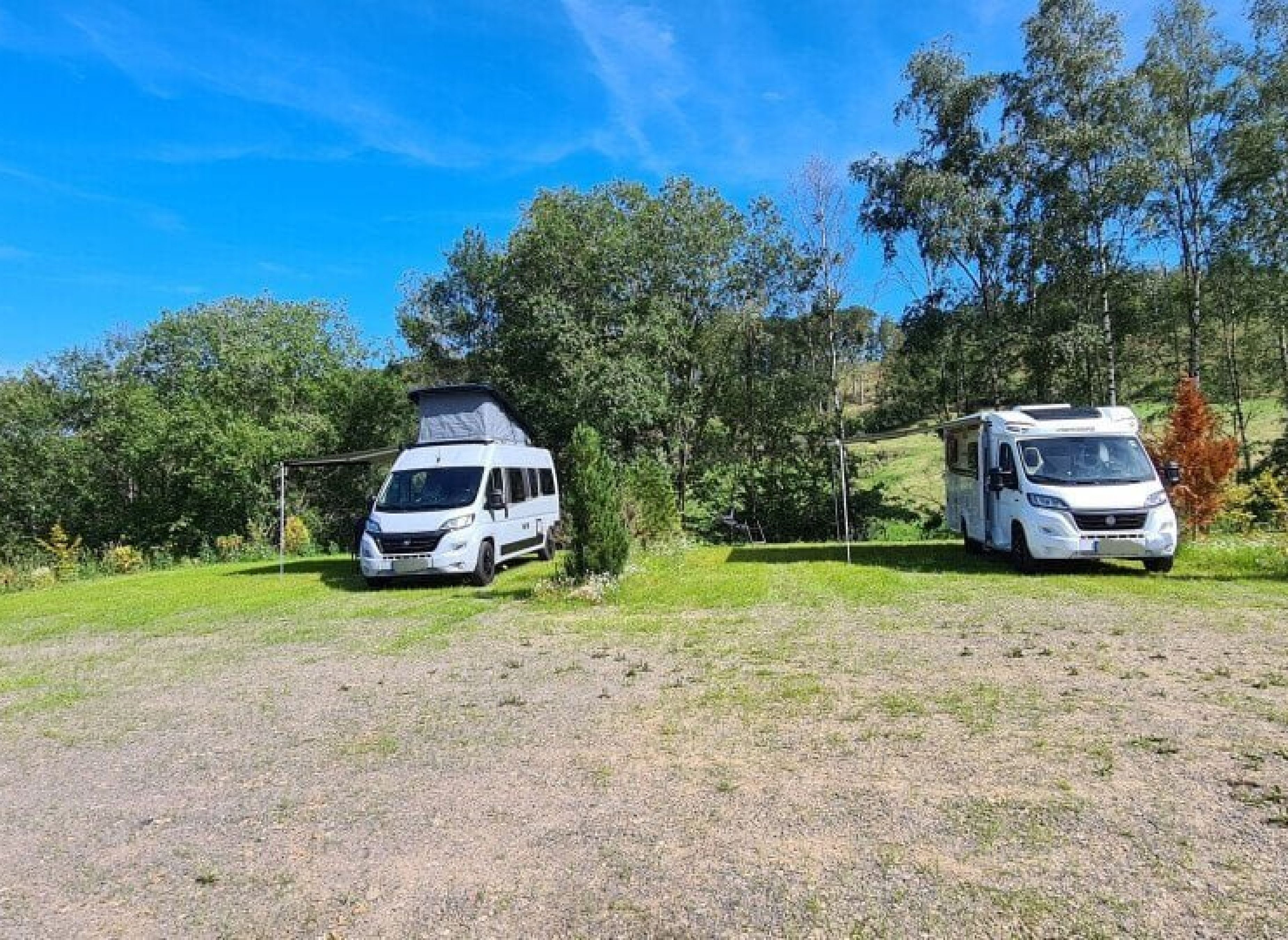 Relaxen in gemütlicher Atmosphäre mit Eseln, Schafen und Pferden, am "Sauerland Höhenflug " — Campervan Site in Finnentrop