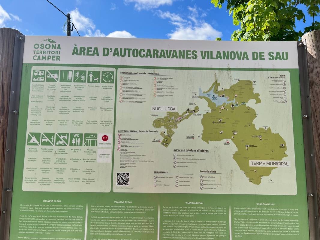 Vilanova de Sau, Spanien — Camperplads in Vilanova de Sau