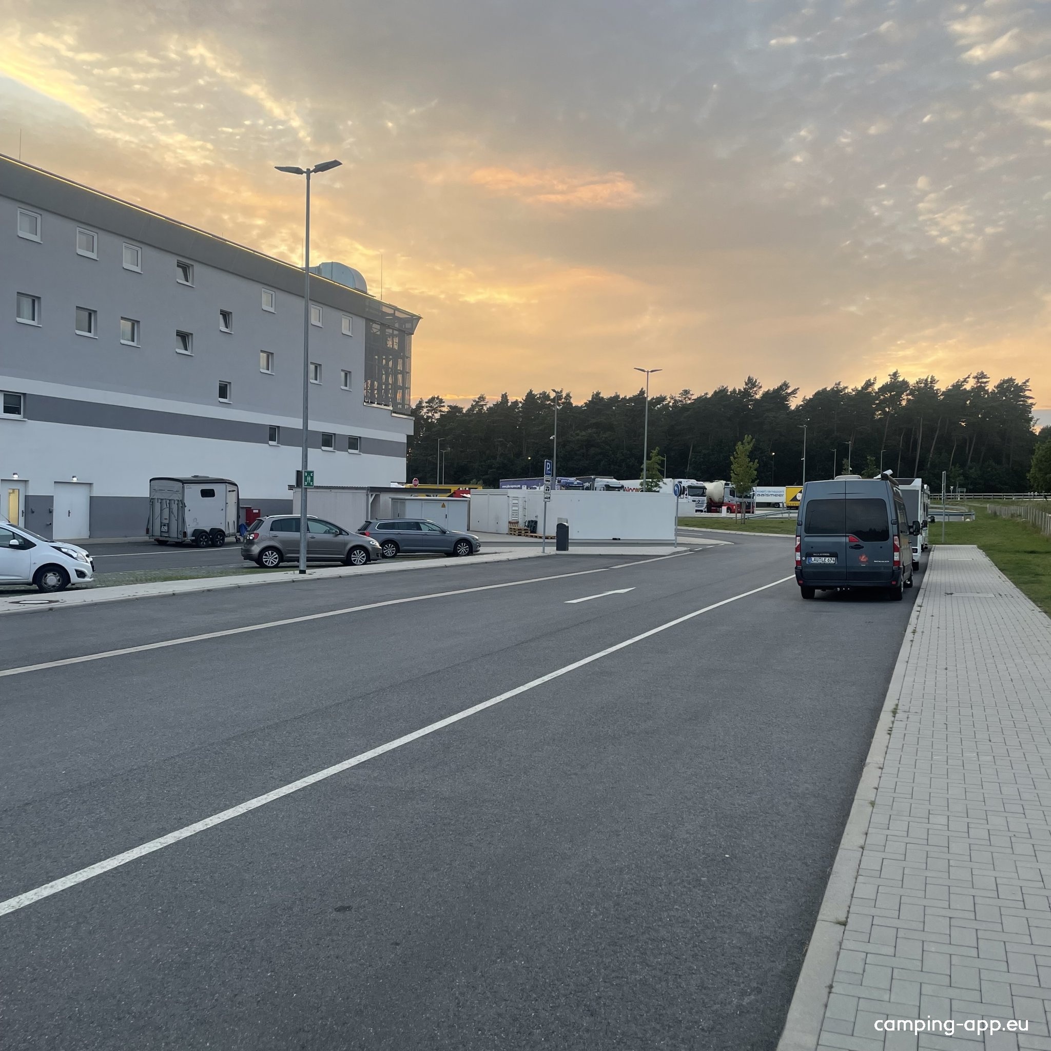 (geschlossen) V/E Station Autohof Hamburg-Nordheide — Tømmestasjon in Egestorf