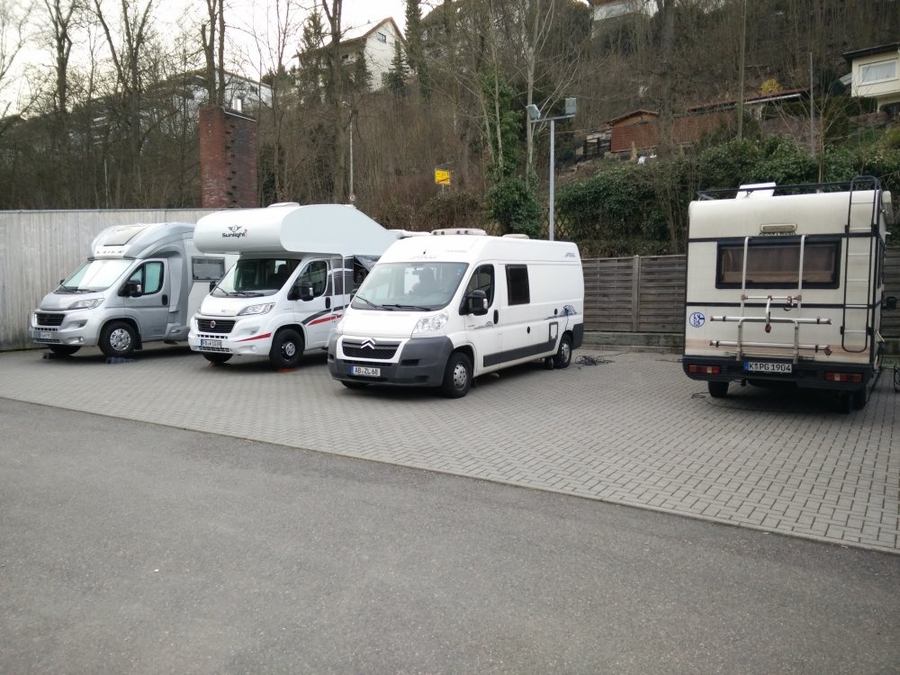 Wohnmobilstellplatz im Stahlbrunnental — Aire camping car in Bad Schwalbach