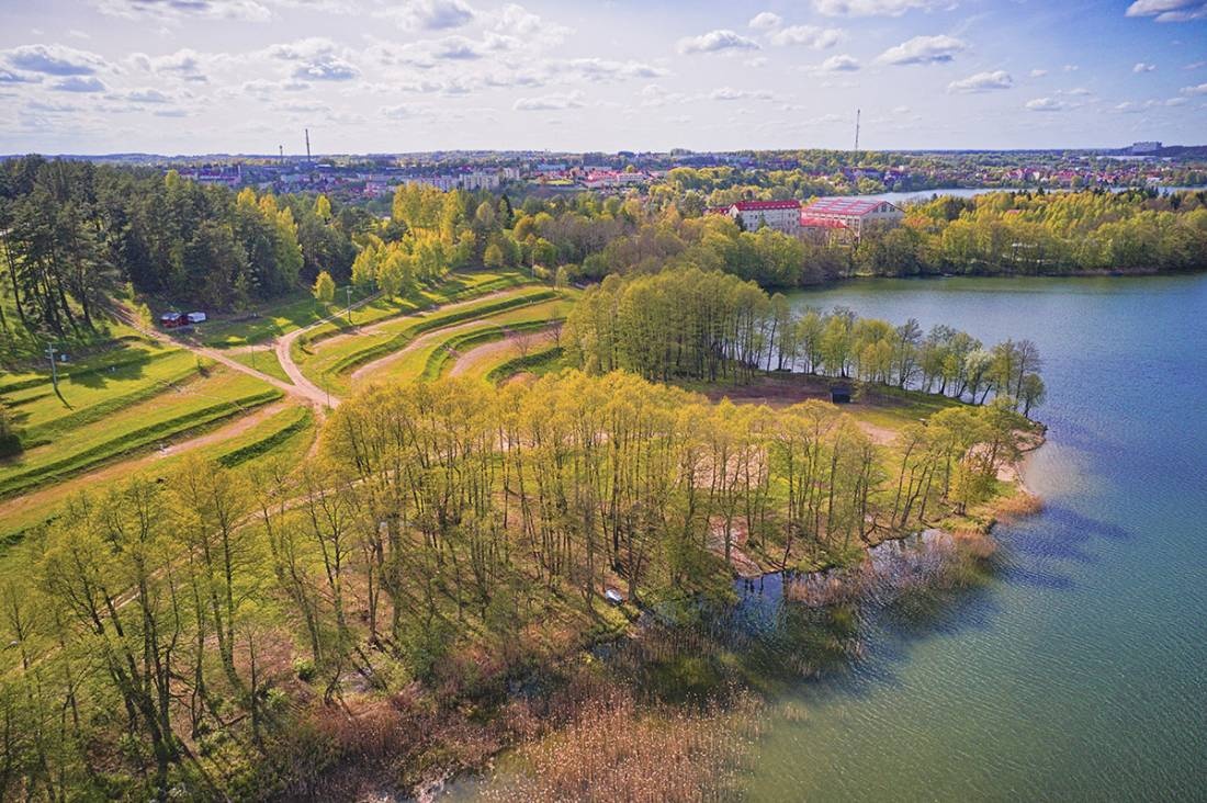 Góra Czterech Wiatrów — Kamp yeri in Mrągowo