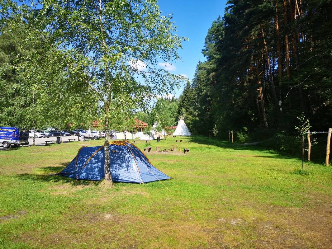Kanak - Camping Branná — Kamp yeri in Rožmitál na Šumavě