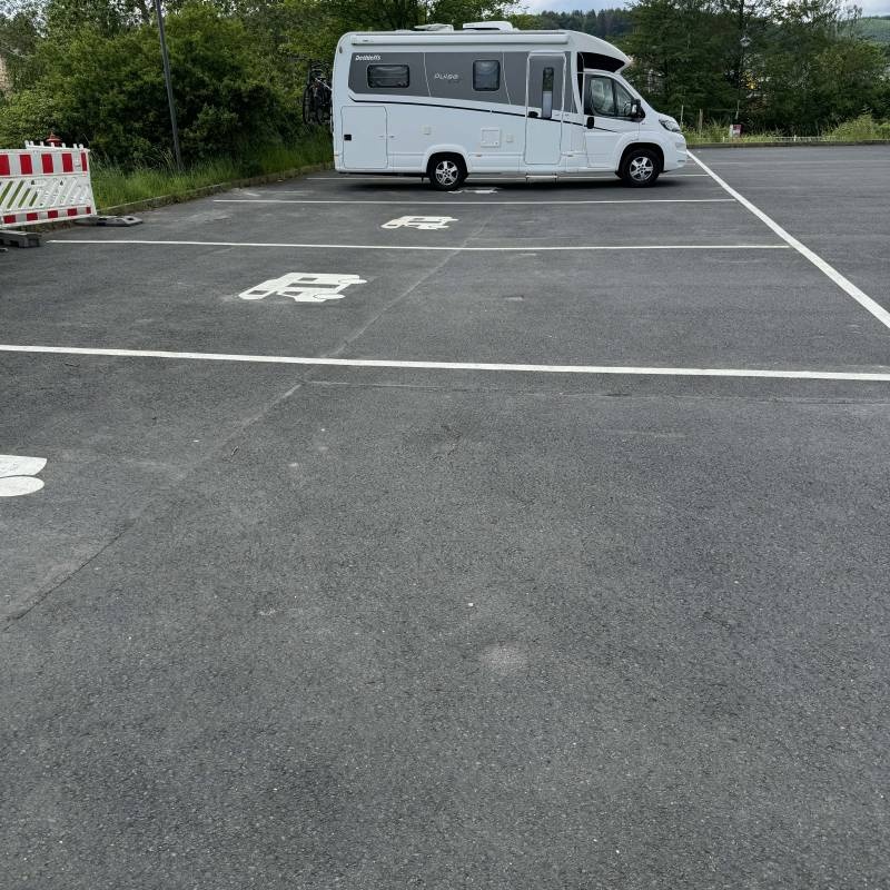 Parkplatz Oberpörlitzer Str. — Aire camping car in Ilmenau