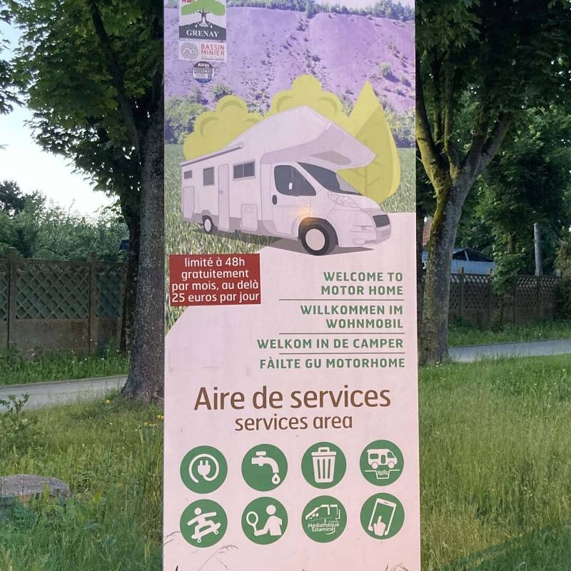 Stellplatz Grenay — Bobilplass in Grenay