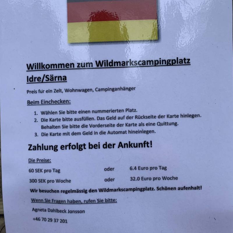 Foskrosbranna / Wildmarkscampingplatz — Sítio de acampamento in Idre