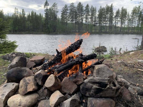 Foskrosbranna / Wildmarkscampingplatz