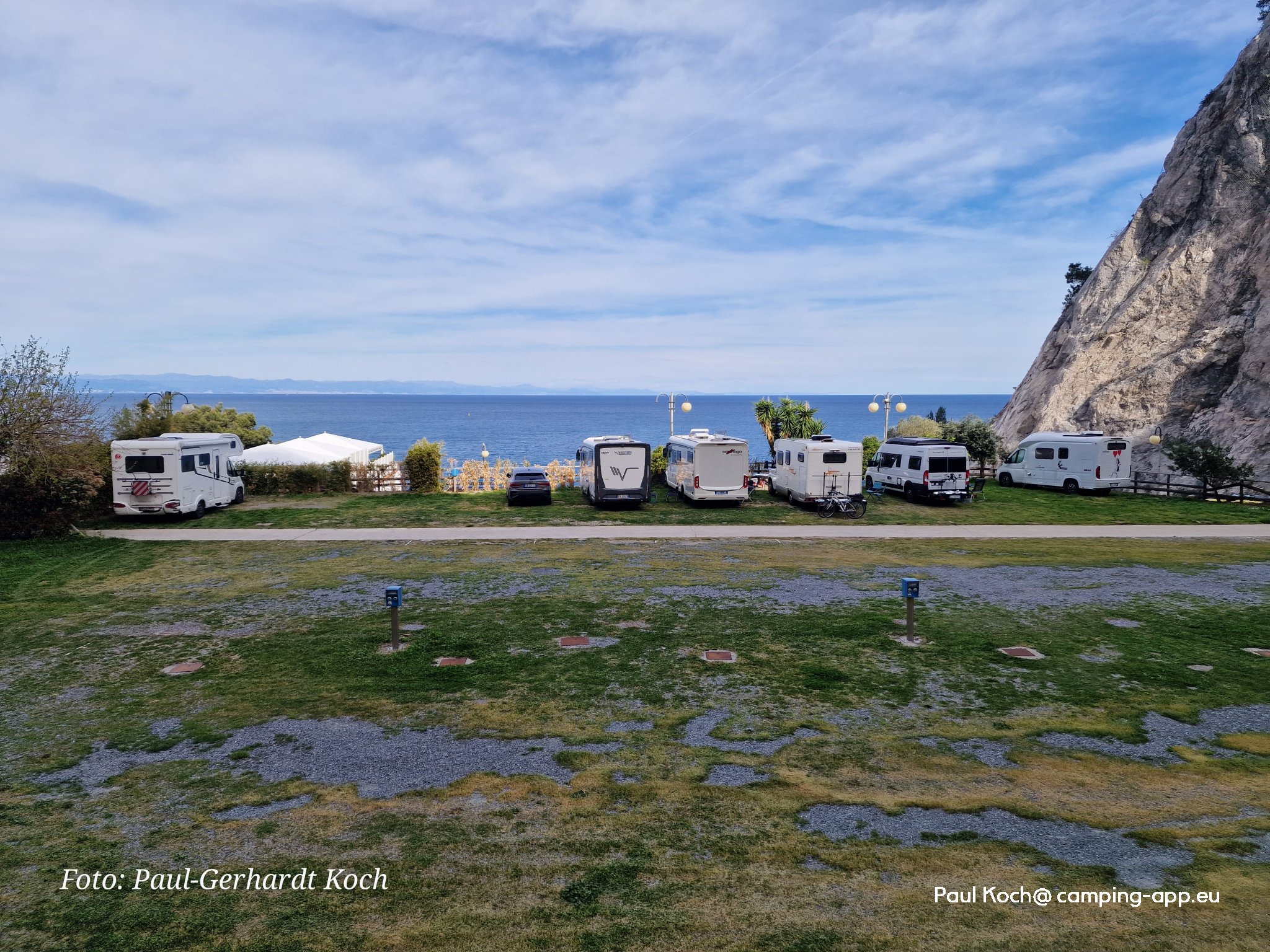 Parkplatz Kava — Ställplats in Bergeggi