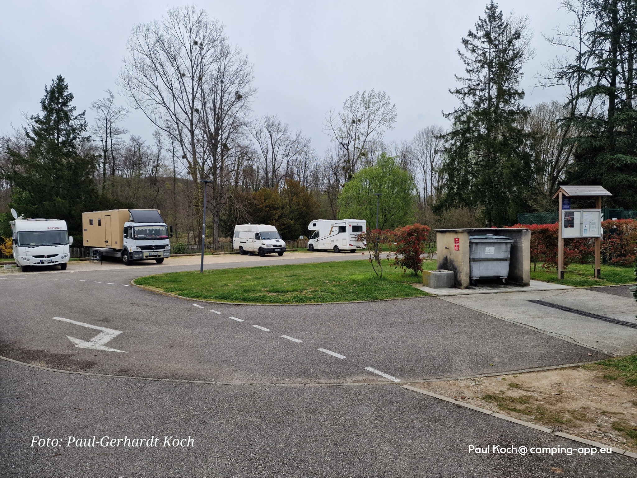 Stellplatz Eyzin-Pinet — Aire camping car in Eyzin-Pinet