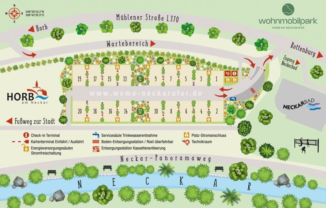 Wohnmobilpark Horb am Neckar — Campervan Site in Horb am Neckar