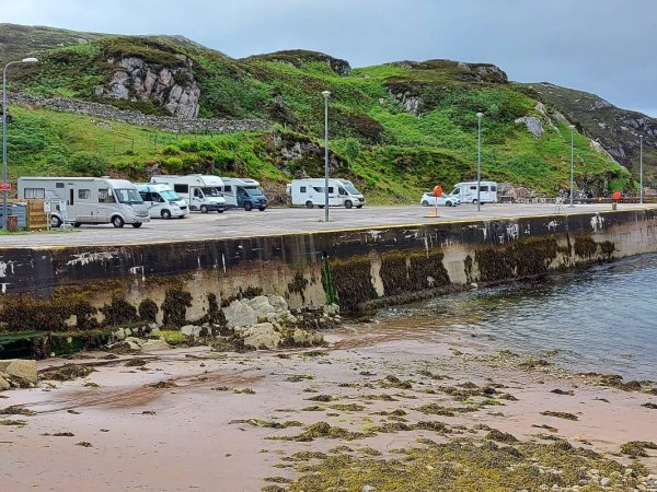 Kinlochbervie Loch Clash Campervan Stopover