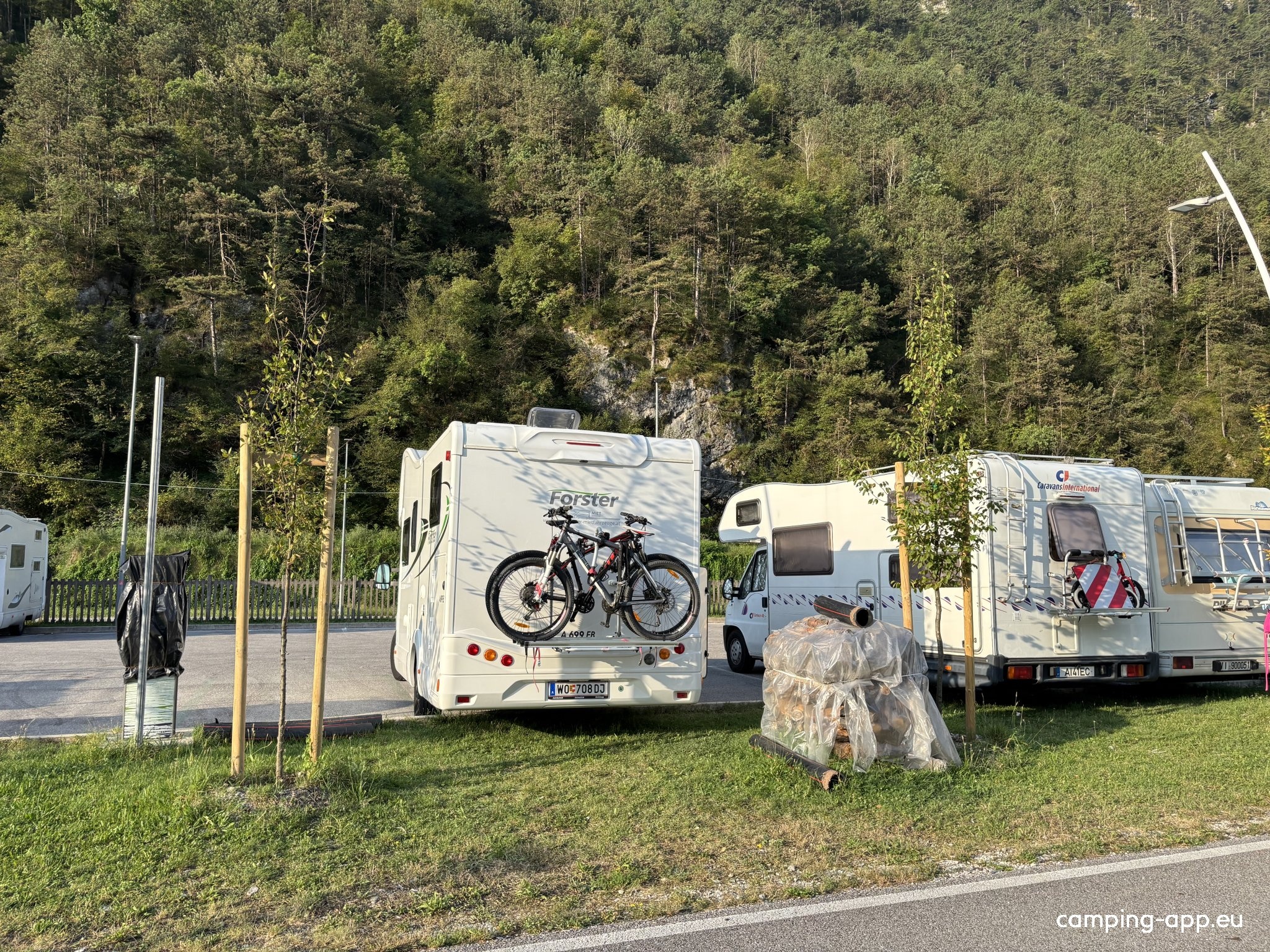 statione  di Resiutta — Bobilplass in Resiutta