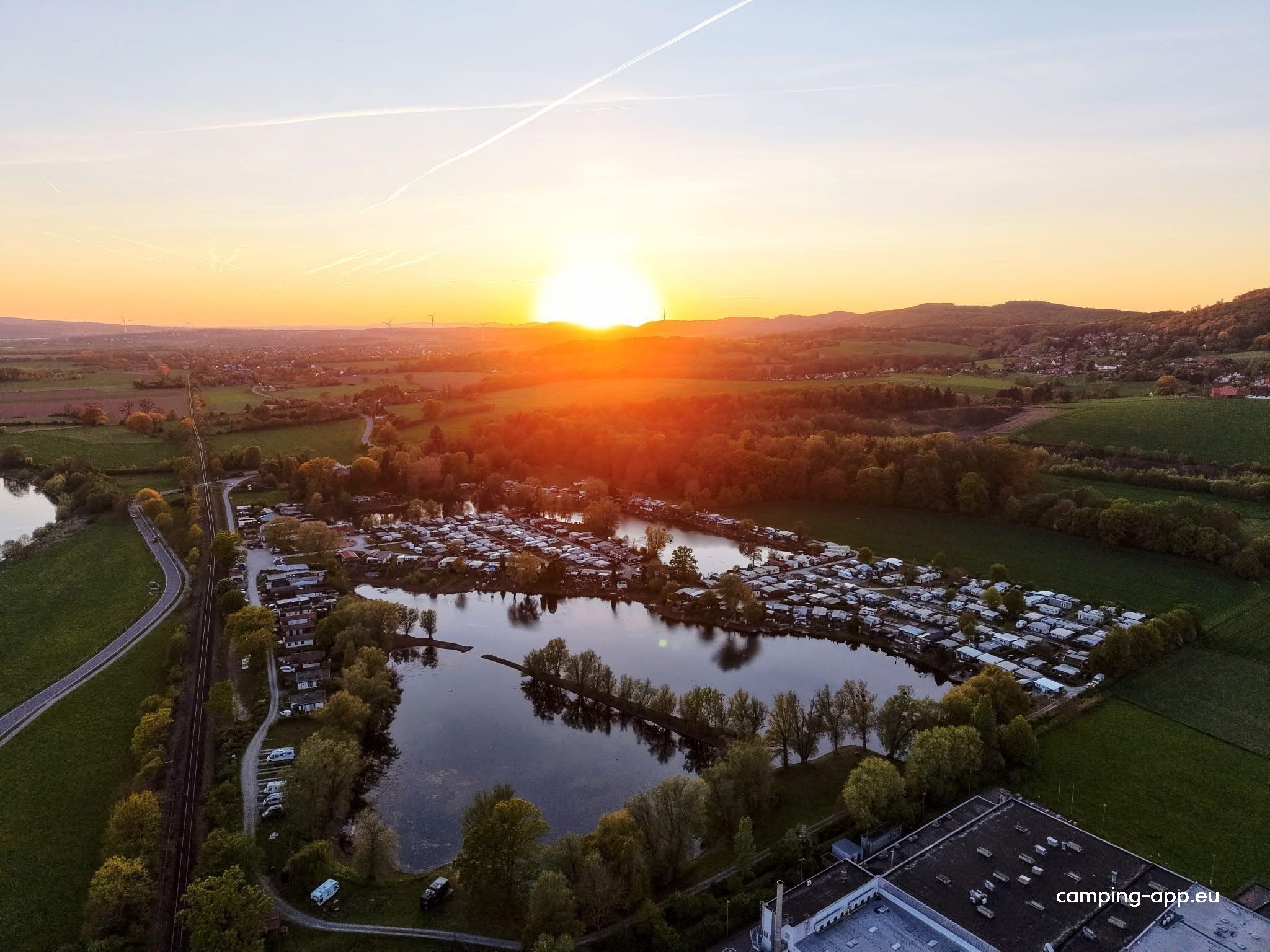 Erholungsgebiet Helenensee — Area da campeggio in Rinteln
