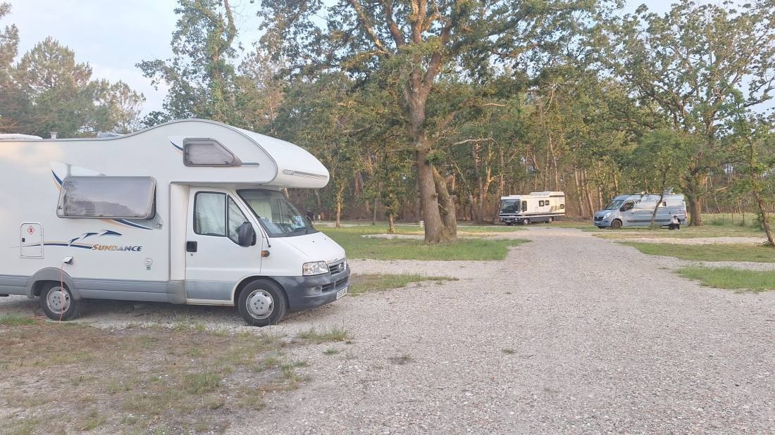 Stellplatz des Dunes — Ställplats in Vensac