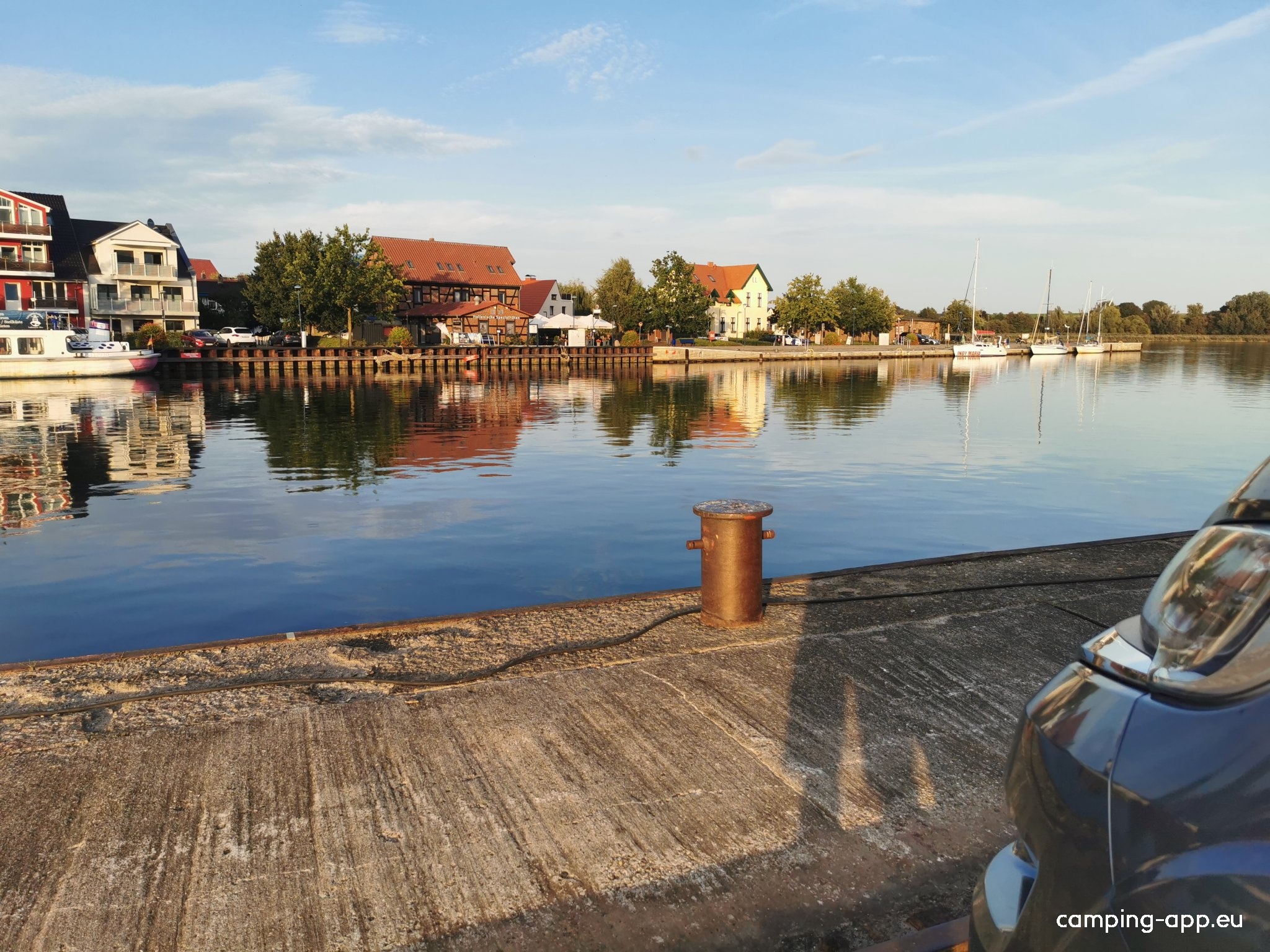 Stellplatz am Kai — Camperplads in Wolgast