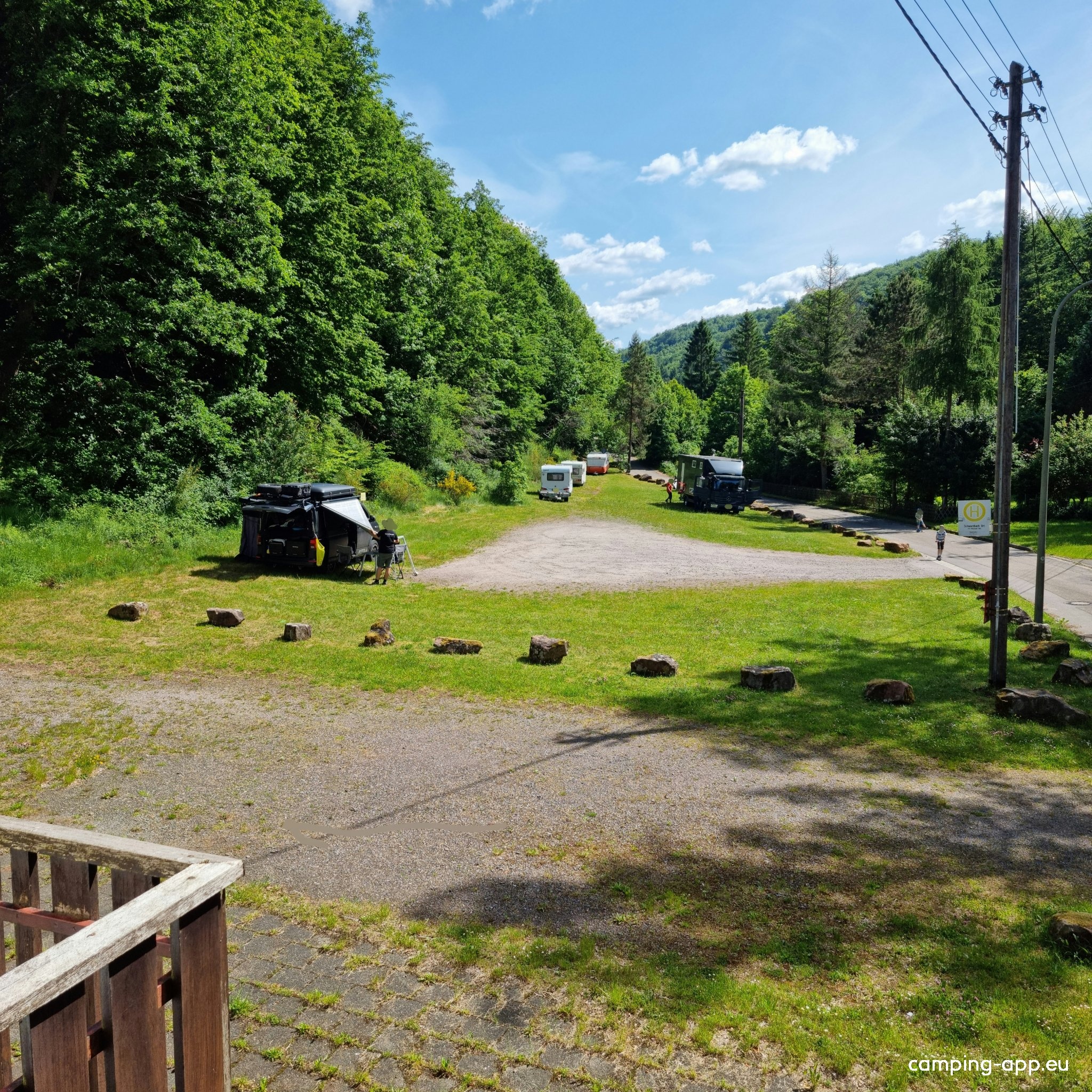 Wohnmobilstellplatz Gasthaus Pension Waldesruhe — Area di sosta in 