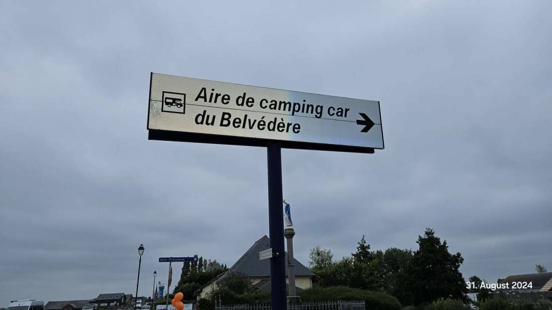 Aire de Campingcar du Belvedere — Camperplaats in Saint-Benoît-des-Ondes