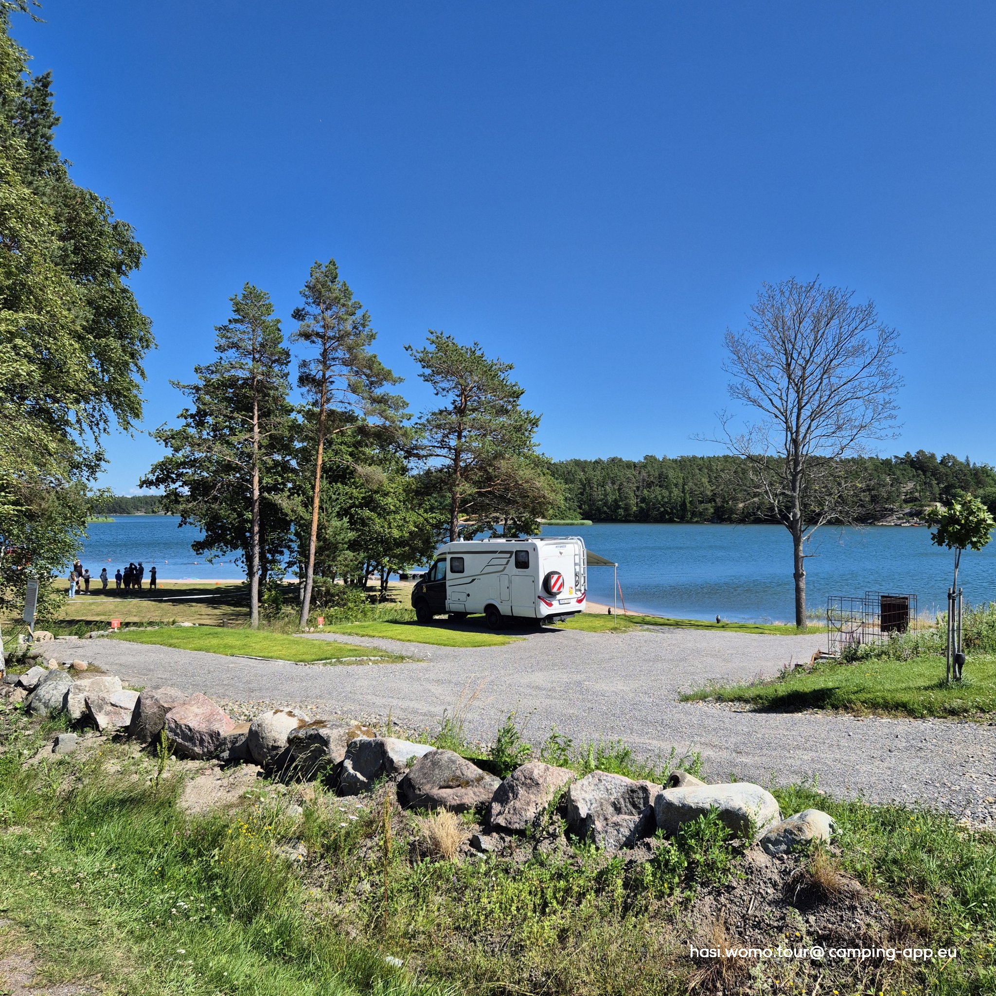 Vitteludd matkaparkki/Ställplats — Campervan Site in Houtskär