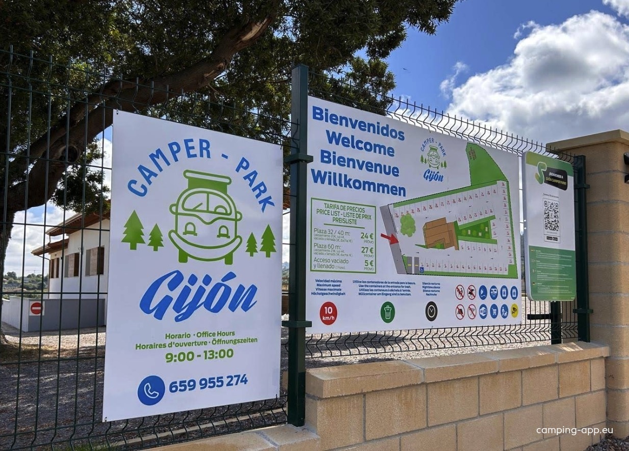 Camperpark Gijon — Sítio para autocaravanas in Gijón / Xixón