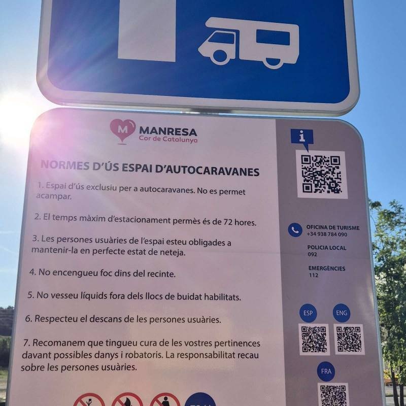 Manresa Zona Autocaravanes — Sp. parking dla kamperów in Manresa