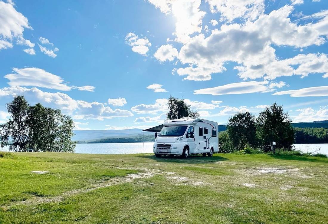 Vuoggatjålme — Campingplads in Arjeplogs kommun